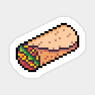 Pixel Burrito Magnet