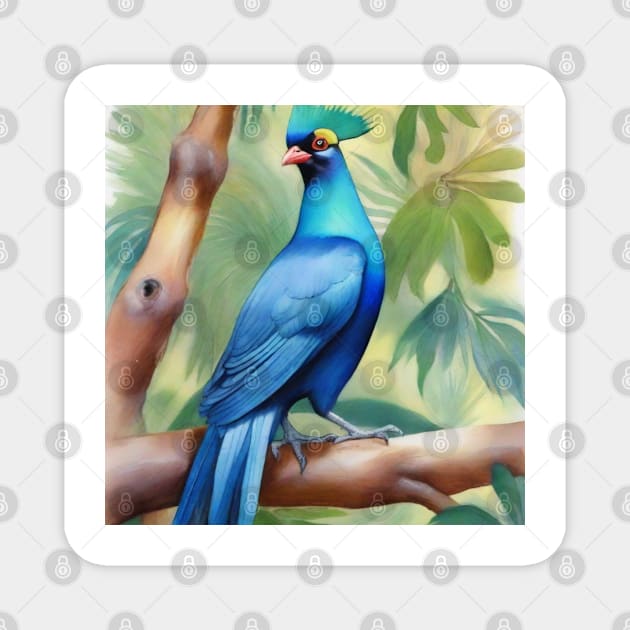 Blue bird Magnet by DarkAngel1200