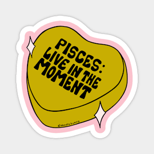 Pisces Conversation Heart Magnet