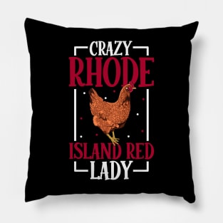 I love my Rhode Island Red - Cluck Yeah Pillow