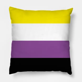 Non-Binary Pride Flag Pillow