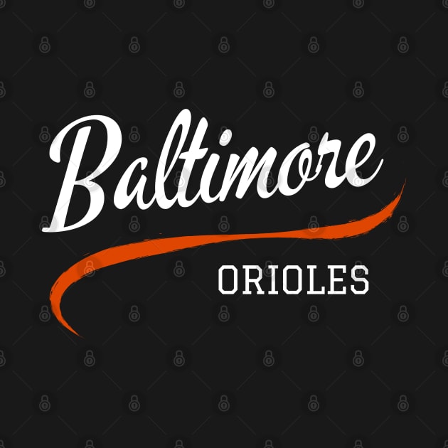 Orioles Retro by CityTeeDesigns