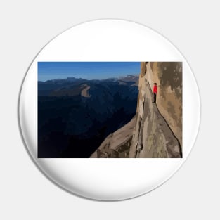 Alex Honnold Thank God Ledge Half Dome Solo Painting Pin