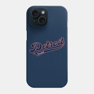 Detroit Baseball Phone Case