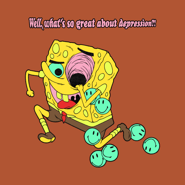 sentient sponge has critical thought by Moon Toboggan