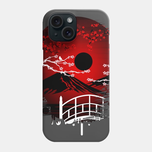 Red Blossom Phone Case by adamzworld