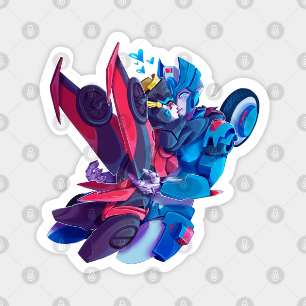 Transformers - Chromia/Windblade Magnet by candychameleon