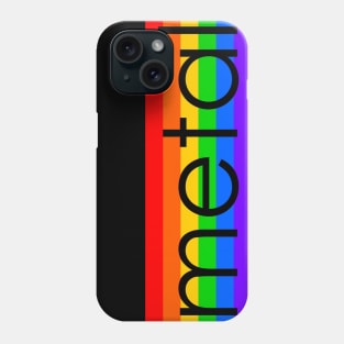 Rainbow Metal Phone Case