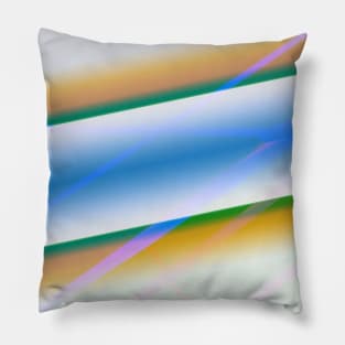 BLUE ORANGE GREEN TEXTURE DESIGN Pillow