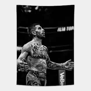 Ilia Topuria - B&W Tapestry