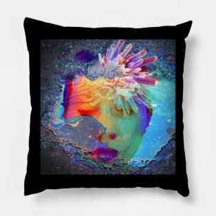 Psychedelic Woman Pillow