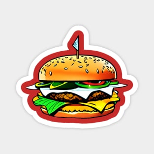 It's a cheeseburger! Magnet