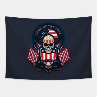 Americana Skull Tapestry