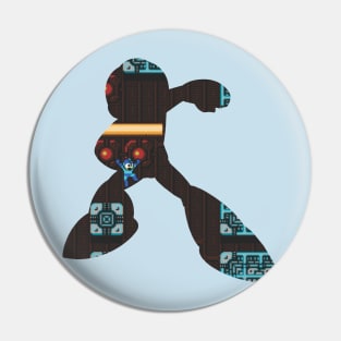 Mega Man - Background Cutout v.3 Pin