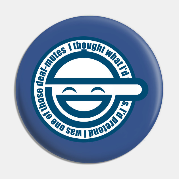Laughing Man symbol from Ghost In The Shell Anime series - Gamer - Pin | TeePublic Laughing Man symbol from Ghost In The Shell Anime series - Gamer - Pin | TeePublic