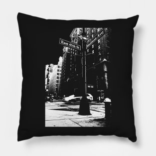 New York Street Sign Pillow