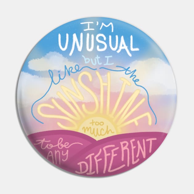 I Like the Sunshine Pin by Inn Between