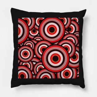 colorful geometric pop art Pillow