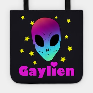 Gay Alien LGBT Humor Tote