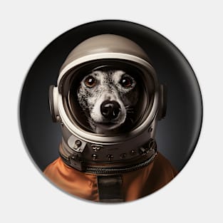 Astro Dog - Whippet Pin