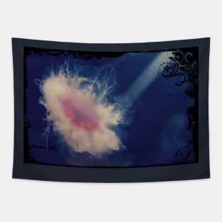 Floral Jellyfish Tapestry