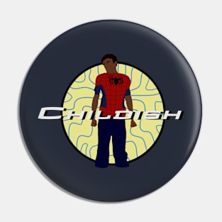 The Childish Spider-Troy Pin