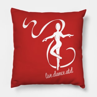 ATD dancer girl & tag line Pillow