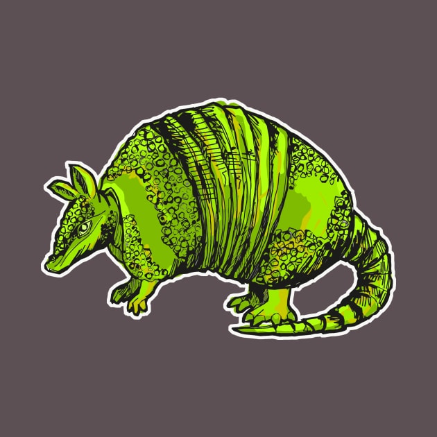 Green Armadillo by saitken