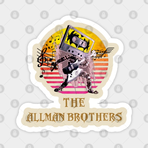 The allman brothers vintage Magnet by Homedesign3