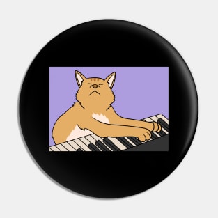 Pianist Cat Pin