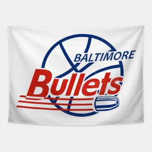 Classic Baltimore Bullets Basketball Tapestry