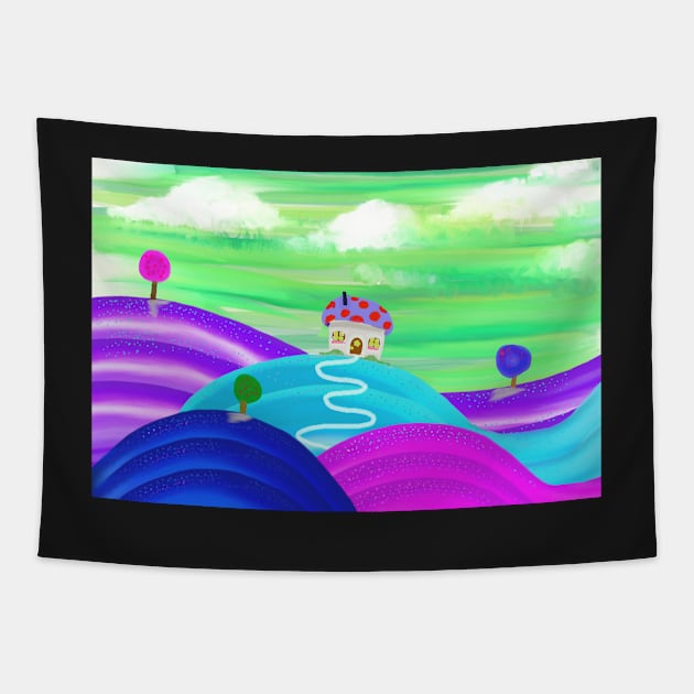 Cottage Tapestry by GalartCreations