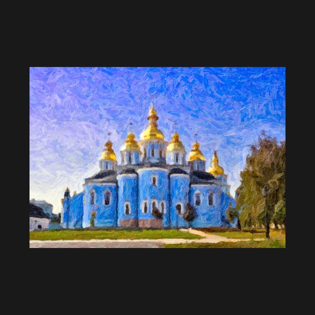 St Michael&#39;s Golden Domed Monastery, Kiev by GrahamPrentice