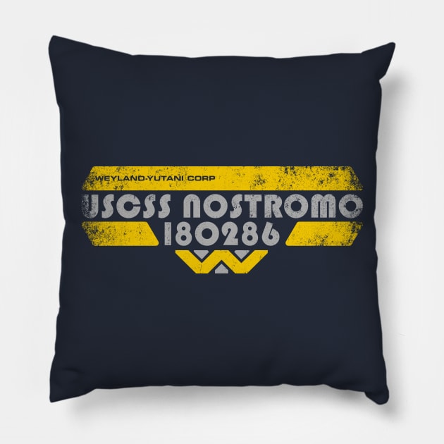 USCSS Nostromo Pillow by synaptyx