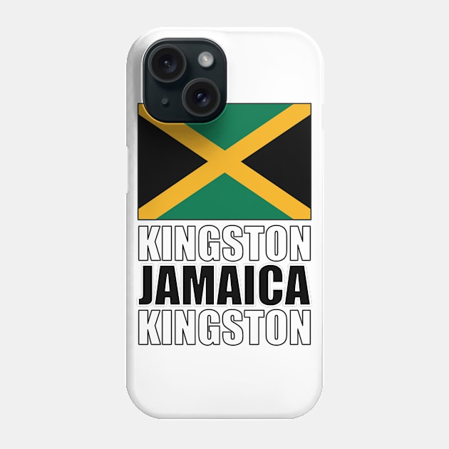 Flag of Jamaica Phone Case by KewaleeTee