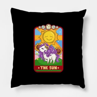 The Sun - Cute Kawaii Anime Tarot Card T-Shirt Pillow