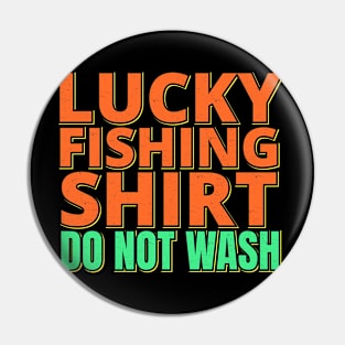 Lucky Fishing Shirt Pin