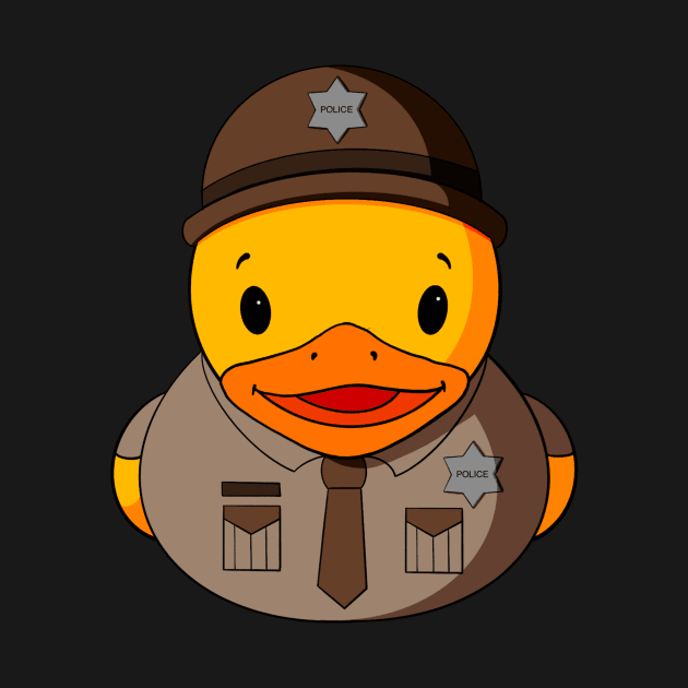 Police Rubber Duck by Alisha Ober Designs