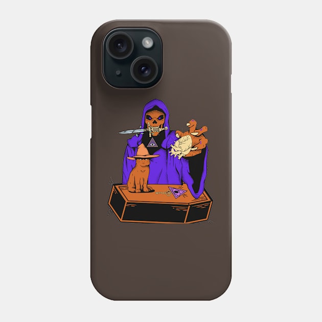 halloween 2022 -  the red witch Phone Case by funnyd
