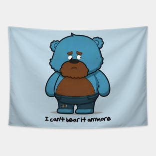 Melancholy Bear Tapestry