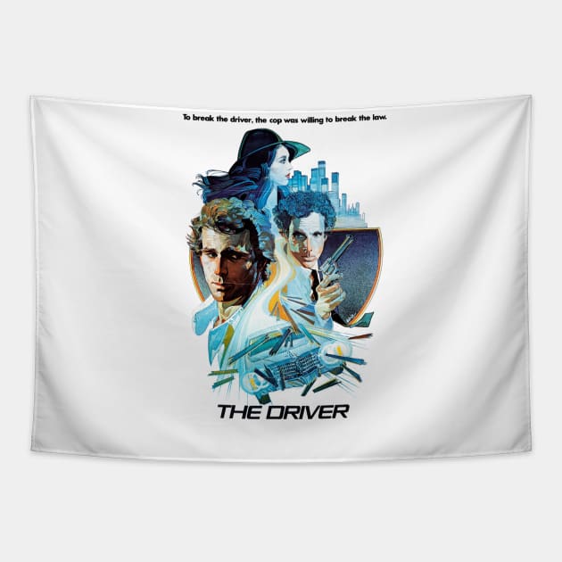 The Driver Movie Poster Tapestry by MovieFunTime