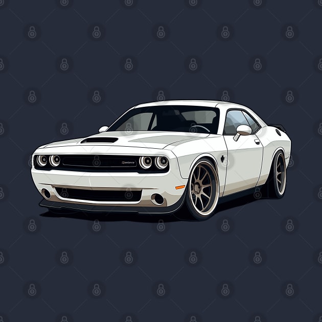 Dodge Challenger muscle car by remixer2020