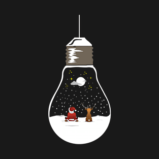 Christmas Santa Clause Bulb T-Shirt