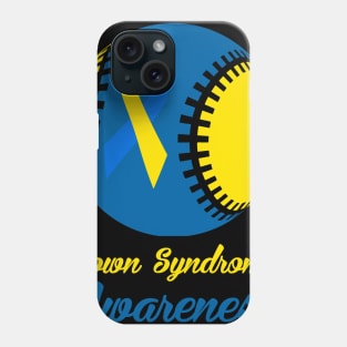 Down Syndrome Awareness Baseball Player Gift Phone Case