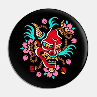 Hannya mask Pin