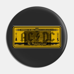 Promised Land License Plate Pin