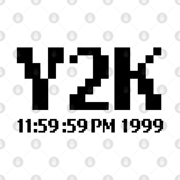 Y2K. Celebrate surviving the Y2K Bug catastrophe that never was using sarcasm by Gold Wings Tees