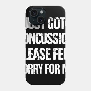 Funny - Get Well Gift Cracked Skull Concussion Phone Case