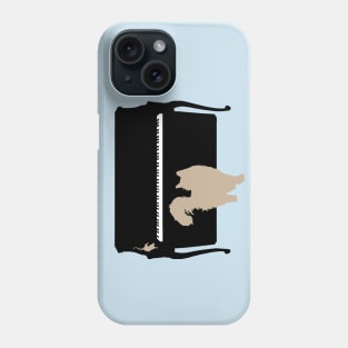 Cat and Mouse on Piano Phone Case