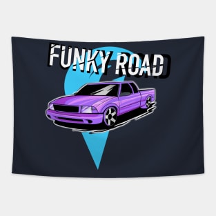 Funky road Tapestry